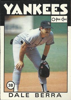 1986 O-Pee-Chee Baseball Cards 366     Dale Berra
